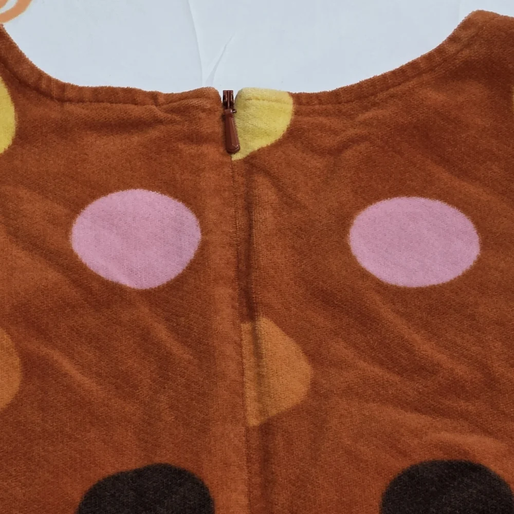 Girls Vintage Gymboree Polka Dot Pinafore Jumper Dress & Matching Shirt Size 10